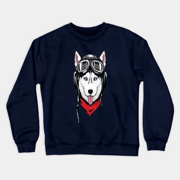 Husky moody Crewneck Sweatshirt by Mens_Passion